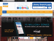 Tablet Screenshot of pascolibraries.org
